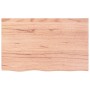 Encimera baño madera maciza tratada marrón claro 80x50x(2-4) cm de vidaXL, Encimeras - Ref: Foro24-3156120, Precio: 94,90 €, ...