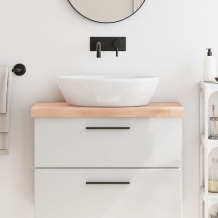 Encimera de baño madera maciza sin tratar 80x30x(2-6) cm de vidaXL, Encimeras - Ref: Foro24-3156019, Precio: 54,18 €, Descuen...
