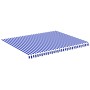 Tela de repuesto para toldo azul y blanco 4,5x3,5 m de vidaXL, Toldos - Ref: Foro24-311920, Precio: 64,52 €, Descuento: %