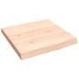 Unbehandelte Badezimmerarbeitsplatte aus Massivholz, 40 x 40 x (2–4) cm von vidaXL, Arbeitsplatten - Ref: Foro24-3155997, Pre...