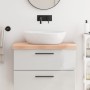 Encimera de baño madera maciza sin tratar 80x50x(2-6) cm de vidaXL, Encimeras - Ref: Foro24-3156025, Precio: 91,74 €, Descuen...