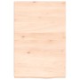 Encimera de baño madera maciza sin tratar 40x60x(2-4) cm de vidaXL, Encimeras - Ref: Foro24-3156003, Precio: 38,04 €, Descuen...