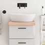 Encimera de baño madera maciza sin tratar 40x50x(2-6) cm de vidaXL, Encimeras - Ref: Foro24-3156001, Precio: 49,68 €, Descuen...