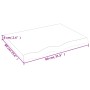 Encimera de baño madera maciza sin tratar 80x60x(2-6) cm de vidaXL, Encimeras - Ref: Foro24-3156028, Precio: 73,77 €, Descuen...