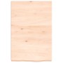 Encimera de baño madera maciza sin tratar 40x60x(2-6) cm de vidaXL, Encimeras - Ref: Foro24-3156004, Precio: 45,23 €, Descuen...
