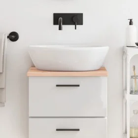 Encimera de baño madera maciza sin tratar 40x30x2 cm de vidaXL, Encimeras - Ref: Foro24-3155993, Precio: 23,00 €, Descuento: %