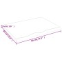 Encimera baño madera maciza tratada marrón claro 80x60x(2-4) cm de vidaXL, Encimeras - Ref: Foro24-3156123, Precio: 71,03 €, ...