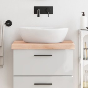 Encimera de baño madera maciza sin tratar 60x50x(2-6) cm de vidaXL, Encimeras - Ref: Foro24-3156013, Precio: 68,67 €, Descuen...
