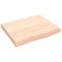 Unbehandelte Badezimmerarbeitsplatte aus Massivholz, 60 x 50 x (2–6) cm von vidaXL, Arbeitsplatten - Ref: Foro24-3156013, Pre...