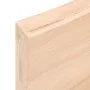 Unbehandelte Badezimmerarbeitsplatte aus Massivholz, 60 x 50 x (2–6) cm von vidaXL, Arbeitsplatten - Ref: Foro24-3156013, Pre...
