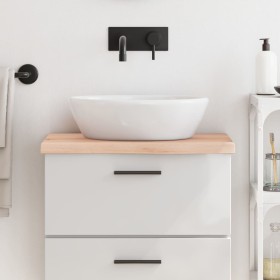 Encimera de baño madera maciza sin tratar 60x30x(2-4) cm de vidaXL, Encimeras - Ref: Foro24-3156006, Precio: 39,12 €, Descuen...