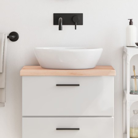 Encimera de baño madera maciza sin tratar 60x30x(2-4) cm de vidaXL, Encimeras - Ref: Foro24-3156006, Precio: 39,12 €, Descuen...