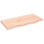 Encimera de baño madera maciza sin tratar 80x40x(2-4) cm de vidaXL, Encimeras - Ref: Foro24-3156021, Precio: 70,80 €, Descuen...