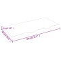 Encimera de baño madera maciza sin tratar 80x40x(2-4) cm de vidaXL, Encimeras - Ref: Foro24-3156021, Precio: 70,80 €, Descuen...
