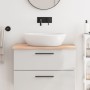 Encimera de baño madera maciza sin tratar 80x50x2 cm de vidaXL, Encimeras - Ref: Foro24-3156023, Precio: 59,07 €, Descuento: %