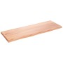 Encimera de baño madera maciza tratada marrón claro 80x30x2 cm de vidaXL, Encimeras - Ref: Foro24-3156113, Precio: 46,55 €, D...