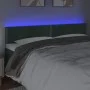 LED-Kopfteil aus dunkelgrünem Samt, 200 x 5 x 78/88 cm von vidaXL, Kopf- und Fußteile - Ref: Foro24-3121541, Preis: 71,28 €, ...