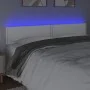 Kopfteil mit LED, weißem Kunstleder, 180 x 5 x 78/88 cm von vidaXL, Kopf- und Fußteile - Ref: Foro24-3121575, Preis: 78,05 €,...