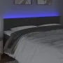 Dunkelgraues Samtkopfteil mit LED 200x5x78/88 cm von vidaXL, Kopf- und Fußteile - Ref: Foro24-3121819, Preis: 55,04 €, Rabatt: %