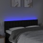 Cabecero con LED de tela negro 144x5x78/88 cm de vidaXL, Cabeceros y pies de cama - Ref: Foro24-3122046, Precio: 64,28 €, Des...