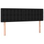 Cabecero con LED de tela negro 144x5x78/88 cm de vidaXL, Cabeceros y pies de cama - Ref: Foro24-3122046, Precio: 64,28 €, Des...