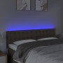 Cabecero con LED de tela gris taupe 144x5x78/88 cm de vidaXL, Cabeceros y pies de cama - Ref: Foro24-3122048, Precio: 62,81 €...