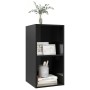 Mueble TV de pared madera contrachapada negro brillo 37x37x72cm de vidaXL, Muebles TV - Ref: Foro24-805478, Precio: 42,87 €, ...