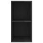 Mueble TV de pared madera contrachapada negro brillo 37x37x72cm de vidaXL, Muebles TV - Ref: Foro24-805478, Precio: 42,87 €, ...
