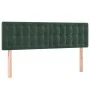 Dunkelgraues Samtkopfteil mit LED 144x5x78/88 cm von vidaXL, Kopf- und Fußteile - Ref: Foro24-3122097, Preis: 68,49 €, Rabatt: %