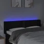 Black fabric headboard with LED 147x16x78/88 cm by vidaXL, Headboards and footboards - Ref: Foro24-3123096, Price: 60,03 €, D...