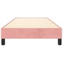 Estructura de cama de terciopelo rosa 90x190 cm de vidaXL, Camas y somieres - Ref: Foro24-3120747, Precio: 92,64 €, Descuento: %
