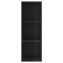 Mueble TV pared madera contrachapada negro brillo 37x37x107cm de vidaXL, Muebles TV - Ref: Foro24-805487, Precio: 43,05 €, De...