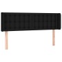 Cabecero con LED de tela negro 147x16x78/88 cm de vidaXL, Cabeceros y pies de cama - Ref: Foro24-3123670, Precio: 70,72 €, De...