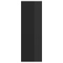 Mueble TV pared madera contrachapada negro brillo 37x37x107cm de vidaXL, Muebles TV - Ref: Foro24-805487, Precio: 43,05 €, De...