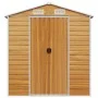 Caseta de jardín acero galvanizado marrón claro 191x810x198 cm de vidaXL, Cobertizos - Ref: Foro24-3188283, Precio: 1,00 €, D...