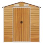 Caseta de jardín acero galvanizado marrón claro 191x810x198 cm de vidaXL, Cobertizos - Ref: Foro24-3188283, Precio: 1,00 €, D...
