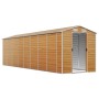 Caseta de jardín acero galvanizado marrón claro 191x725x198 cm de vidaXL, Cobertizos - Ref: Foro24-3188282, Precio: 1,00 €, D...