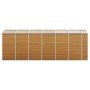 Caseta de jardín acero galvanizado marrón claro 191x555x198 cm de vidaXL, Cobertizos - Ref: Foro24-3188280, Precio: 856,01 €,...