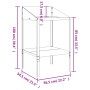 Soporte de plantas acero galvanizado antracita 56,5x54,5x100 cm de vidaXL, Soportes para macetas - Ref: Foro24-364534, Precio...
