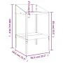 Soporte de plantas acero galvanizado antracita 56,5x54,5x100 cm de vidaXL, Soportes para macetas - Ref: Foro24-364534, Precio...
