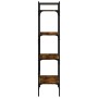 Librería de 4 estantes madera roble ahumado 56x31,5x138,5 cm de vidaXL, Librerías y estanterías - Ref: Foro24-833340, Precio:...