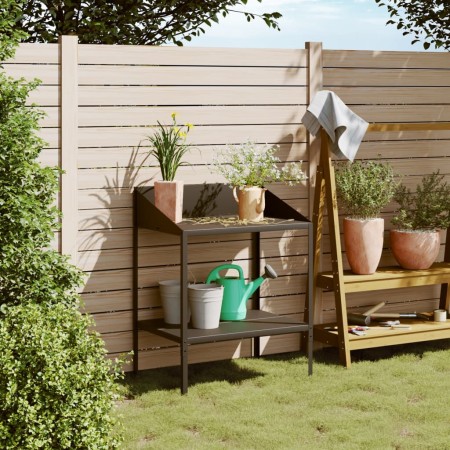 Soporte de plantas acero galvanizado antracita 75,5x54,5x100 cm de vidaXL, Soportes para macetas - Ref: Foro24-364535, Precio...