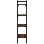 Librería de 4 estantes madera marrón roble 56x31,5x138,5 cm de vidaXL, Librerías y estanterías - Ref: Foro24-833342, Precio: ...