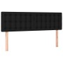 Cama box spring colchón y luces LED tela negro 140x200 cm de vidaXL, Camas y somieres - Ref: Foro24-3134039, Precio: 463,91 €...
