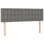 Cama box spring colchón y luces LED tela gris oscuro 140x200 cm de vidaXL, Camas y somieres - Ref: Foro24-3134038, Precio: 43...