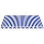 Tela de repuesto para toldo azul y blanco 4,5x3,5 m de vidaXL, Toldos - Ref: Foro24-311920, Precio: 64,52 €, Descuento: %