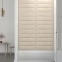 Wall panels 12 pcs cream velvet 60x15 cm 1.08 m² by vidaXL, Wall covering - Ref: Foro24-343843, Price: 48,99 €, Discount: %
