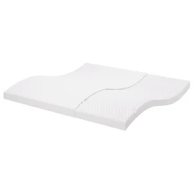 Colchón de espuma de 7 zonas dureza 20 ILD blanco 200x200 cm de vidaXL, Colchones - Ref: Foro24-356359, Precio: 191,94 €, Des...
