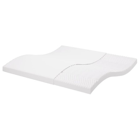 Colchón de espuma de 7 zonas dureza 20 ILD blanco 200x200 cm de vidaXL, Colchones - Ref: Foro24-356359, Precio: 193,03 €, Des...