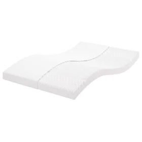 7-Zonen-Schaumstoffmatratze Härte 20 ILD weiß 140x190 cm von vidaXL, Matratzen - Ref: Foro24-356355, Preis: 111,68 €, Rabatt: %